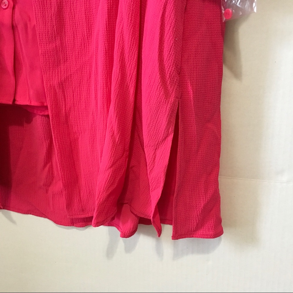 New Valerie Stevens double layered button tunic 1X. F - Picture 8 of 8